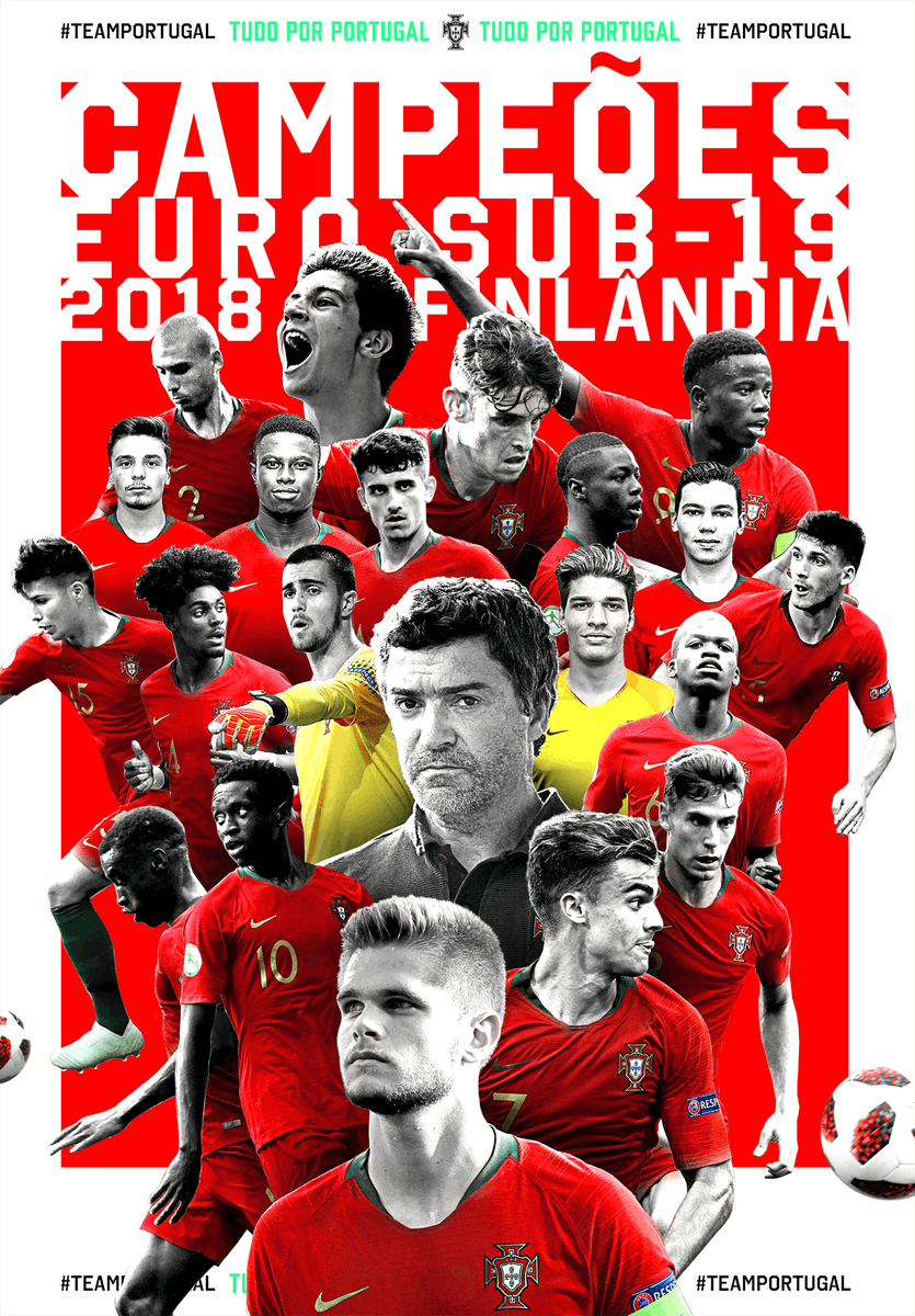 CAMPEÕES DA EUROPA!!!!! QUE ORGULHO NESTA EQUIPA! #TudoPorPortugal
#U19EURO