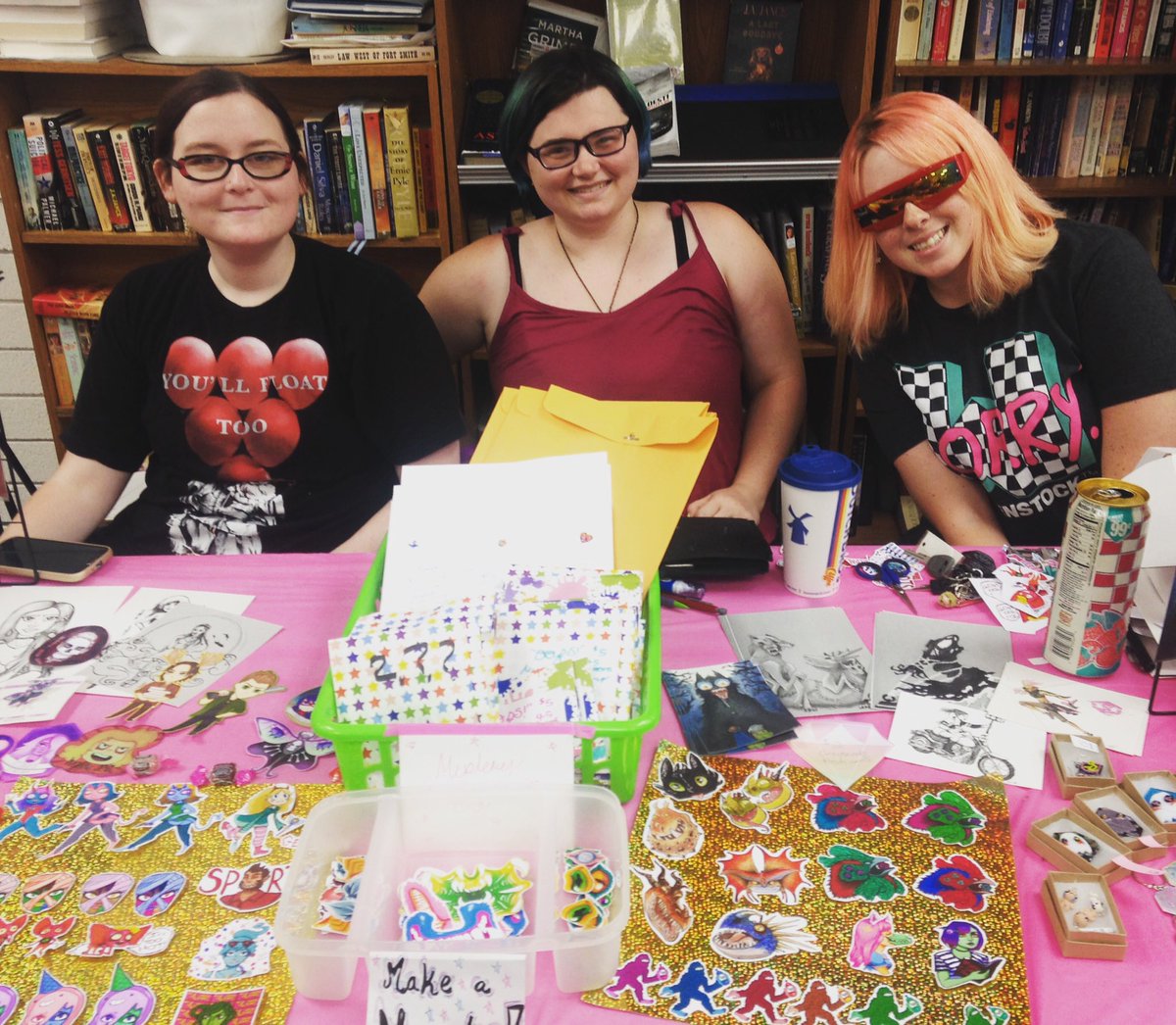 Dammityammit's tweet photo. Hey we are at Chico con! Come stop by! #chicocon https://t.co/QqYVBbLxVi