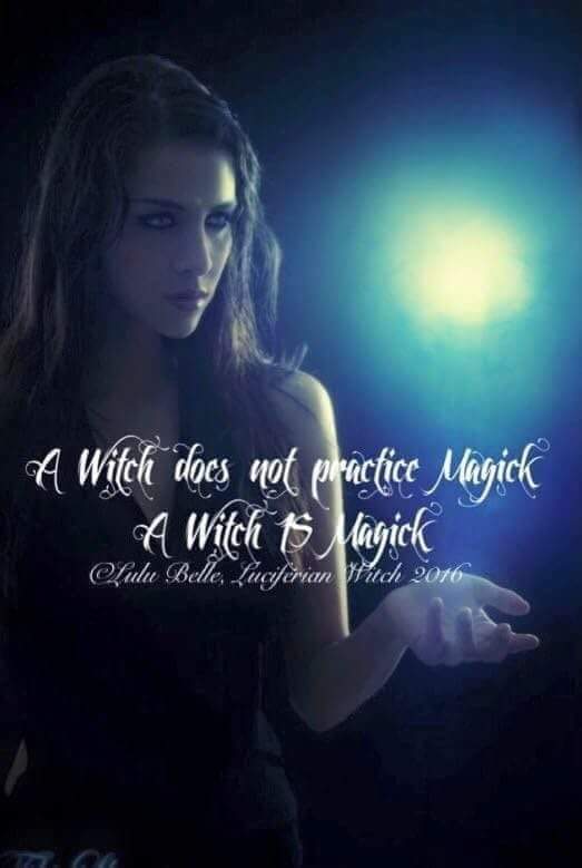thewitchbrmclst's tweet image. A Witch is Magick