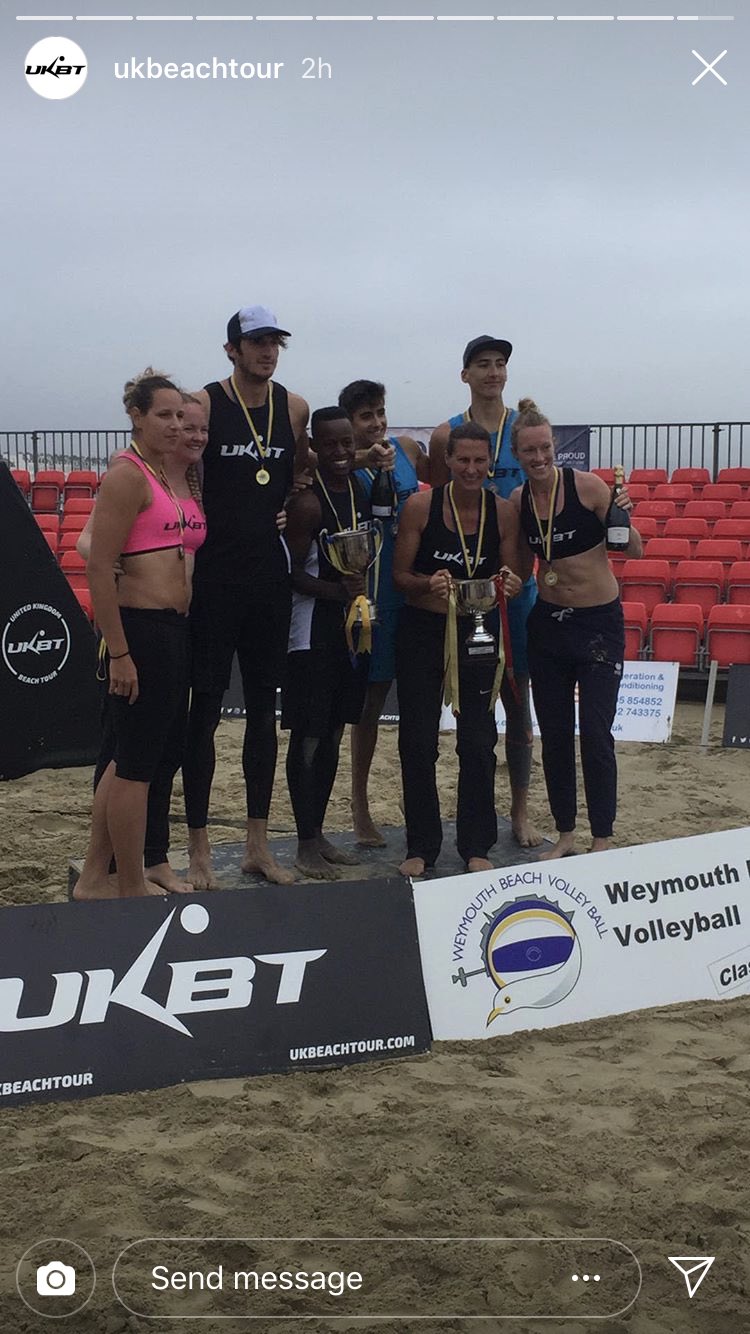 Beach Volleyball SCO on Twitter "WEYMOUTH CHAMPS 2018! After battling hard in tough conditions