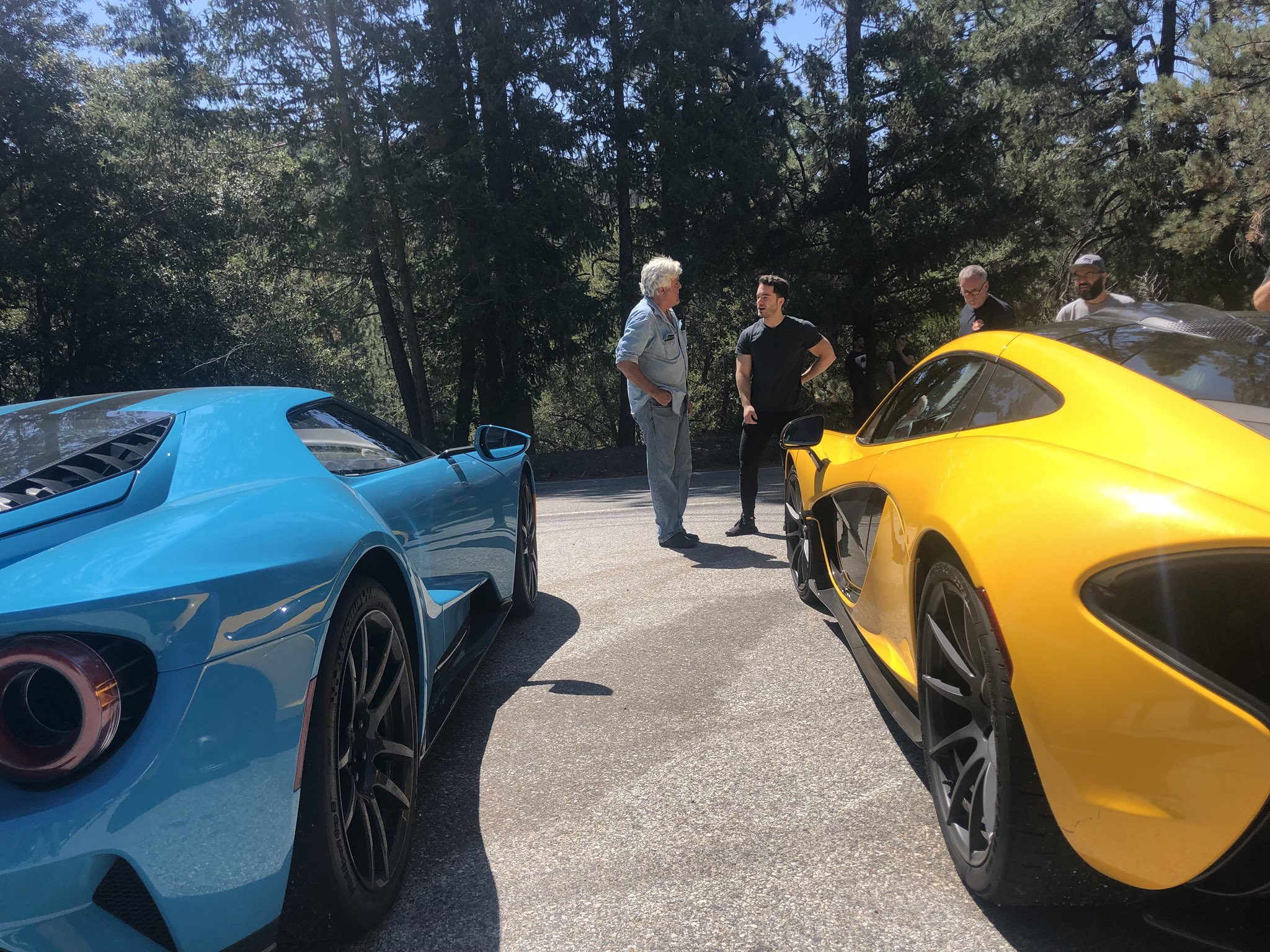 trompet Uanset hvilken Samarbejde CaptainSparklez on Twitter: "Ran into Jay Leno after breakfast by complete  coincidence, got to follow him for a bit afterwards in his P1. Also by  complete coincidence, the vlog of me touring