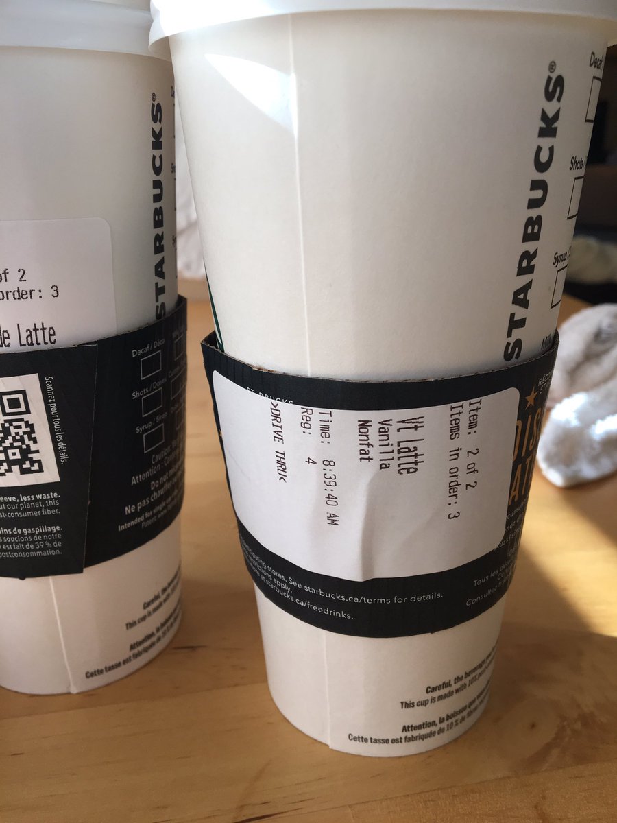lajacksonfries's tweet photo. @starbuckshelp - just got home with my drive-through order and there's no vanilla and my vanilla latte 😭 https://t.co/U0daBmQYjt