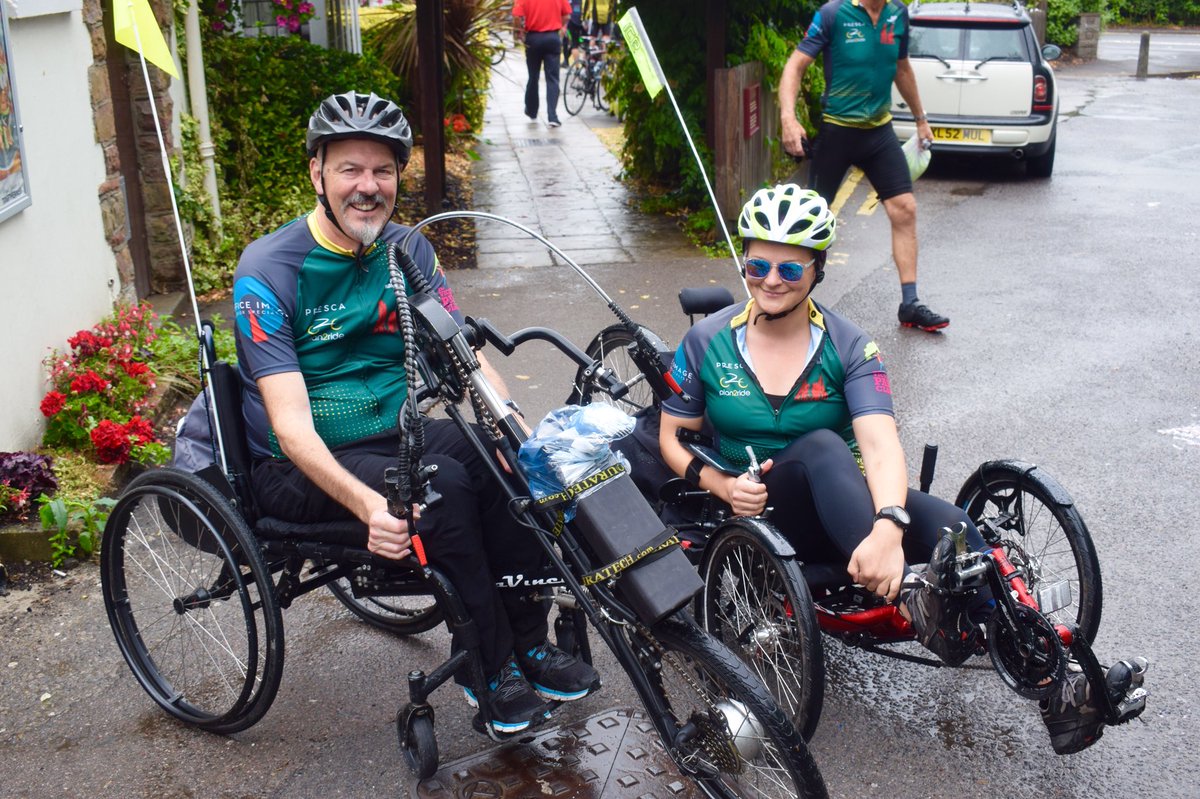 Welcome to Iwan and <a href="/FrancesBateman1/">Frances Bateman</a> to the team for our last leg. They are riding to represent the injured players. Can’t wait to see them at the finish line! #WRCTRIDE2018 <a href="/RyanJonesOnline/">Ryan Jones</a>