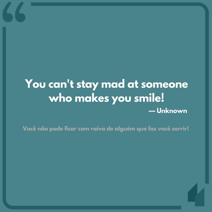 PD_Idiomas's tweet photo. 😁 😁 😁 😁
+ inglês para você estudar ➡ https://t.co/XJEX949VQ3
#fraseseemingles #fraseemingles #ingles #inglesonline #aprenderingles #estudaringles #idiomas #linguas #cursodeingles #educacao #idioma https://t.co/cTECIFBy6v