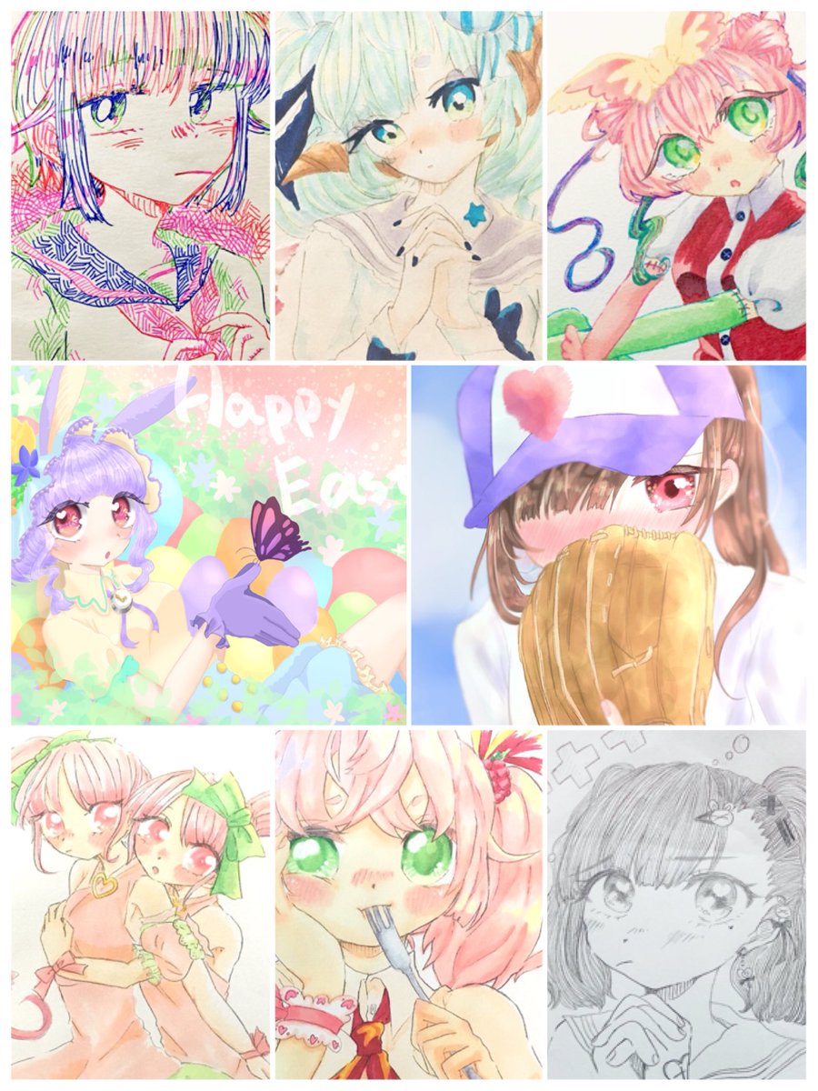 maika373's tweet photo. 絵描きを始めて3年になりました！
とにかく自分の未熟さを痛感する1年でした😤悔しい思いもたくさんしたけれど、それでも私は絵を描くのが好きだー！！今年もたくさん描くぞ！！✍️💥

#夏の創作クラスタフォロー祭り 
#絵描きさんと繫がりたい https://t.co/dP523T62jT