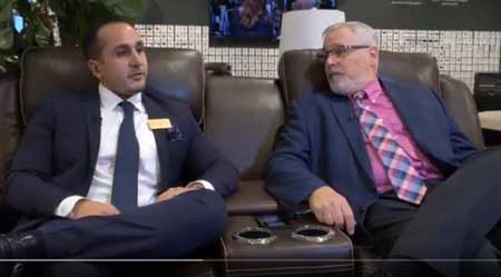 FurnitureToday's tweet photo. We're bringing you the latest from @LasVegasMarket! Here, we sit down (and back) with Rodd Rafieha of Abbyson, who tells us about "the best #motion lineup we've ever developed." https://t.co/wtOM0O6ick

#lvmkt #powermotion #furniture @AbbysonLiving https://t.co/QOTz3jfwOK