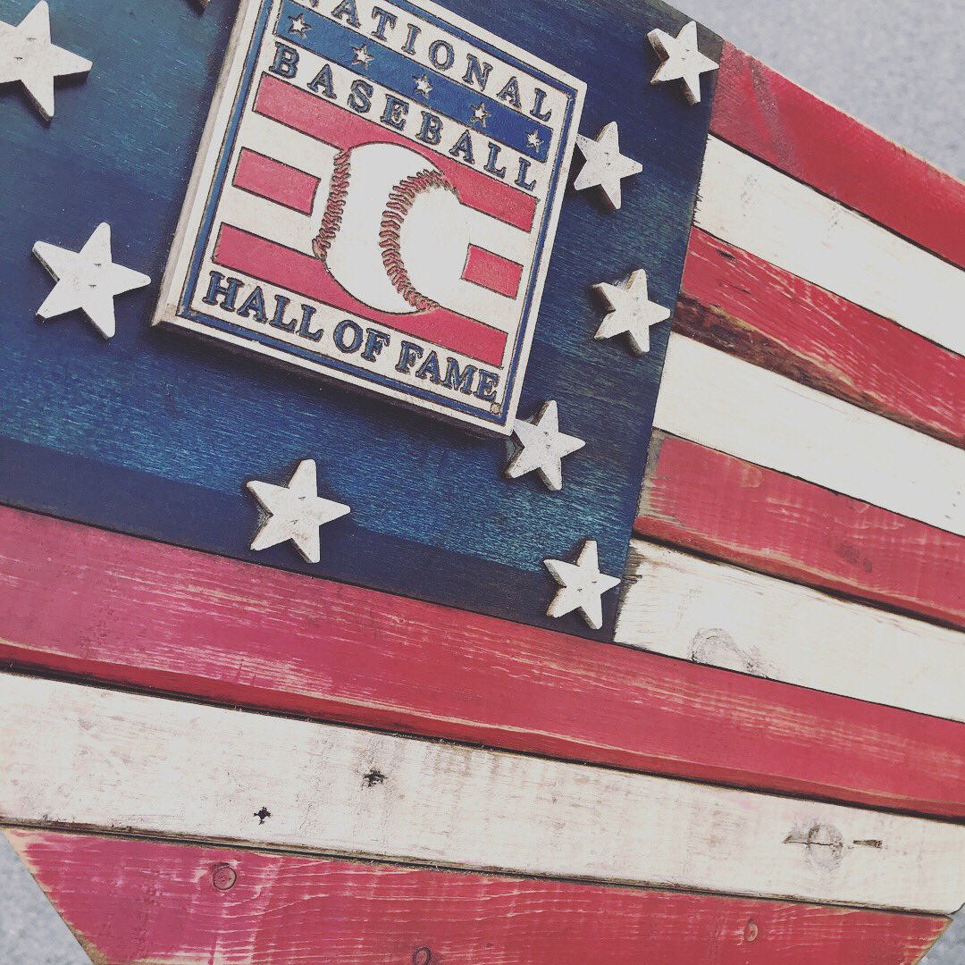 barnwoodsports's tweet photo. I was officially here.... Rustic #Cooperstown #HOF #Handmade #Awards #AmericanFlag #theoriginal #baseballdecor #vintagebaseball #BSDHomeplates #patpend #LouisvilleSluggerMuseum #CanadianHOF #IT https://t.co/vsYL4NXrOl