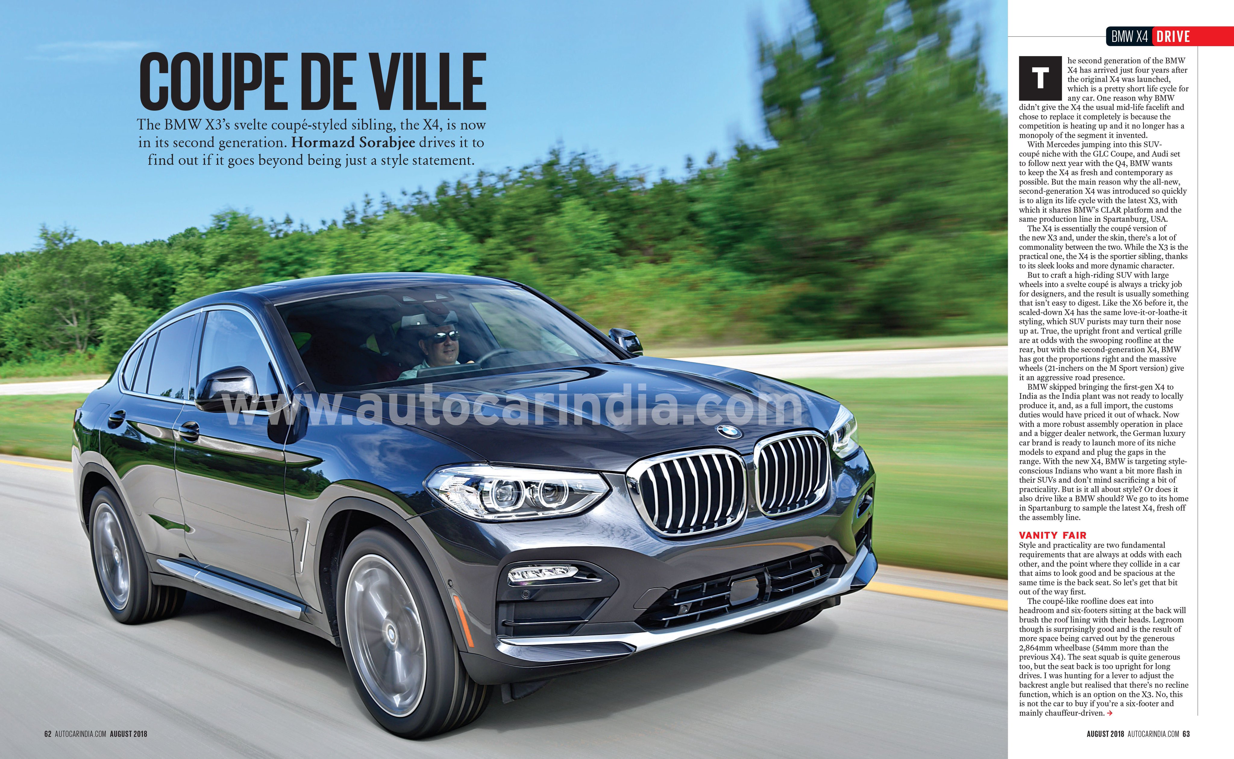 2018 BMW X3 First Look