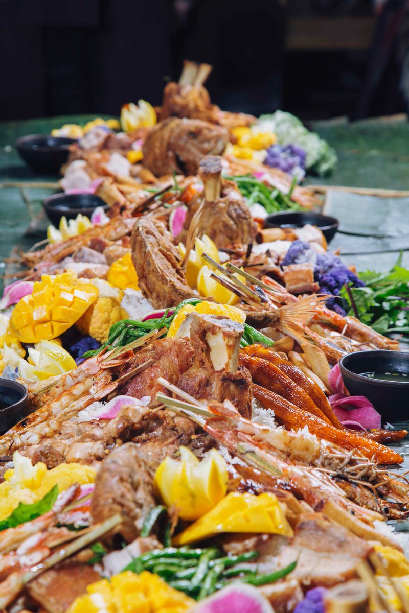 Sunda's tweet image. Surprise! We're giving away 2 Tickets to #SundaNashville's Special Culinary Event called #Kamayan (on 7/31) where you feast on Lechon Kawali (Filipino pork belly), Crispy Soft Shell Crab, Whole Crispy Snapper, &amp;amp; more. To Enter: RT this post. One winner will be chosen at random.