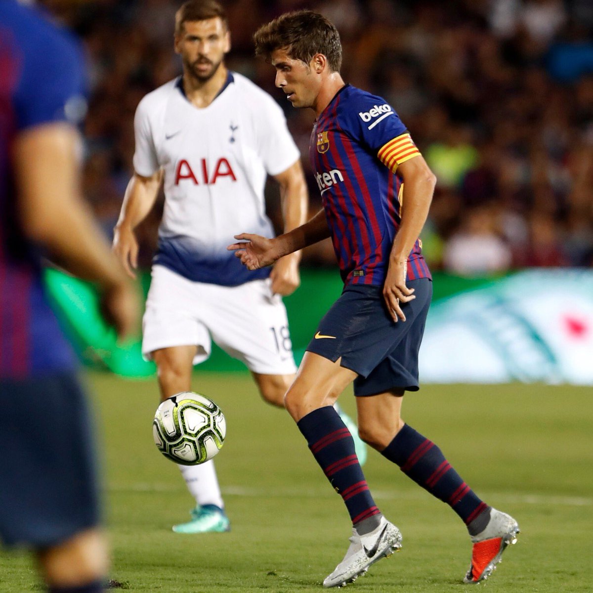 SergiRoberto10's tweet photo. Good feelings in our 1st preseason game ! Thanks LA ⚽️🔵🔴 ! Força Barça ! https://t.co/c1Nmi4CwIy