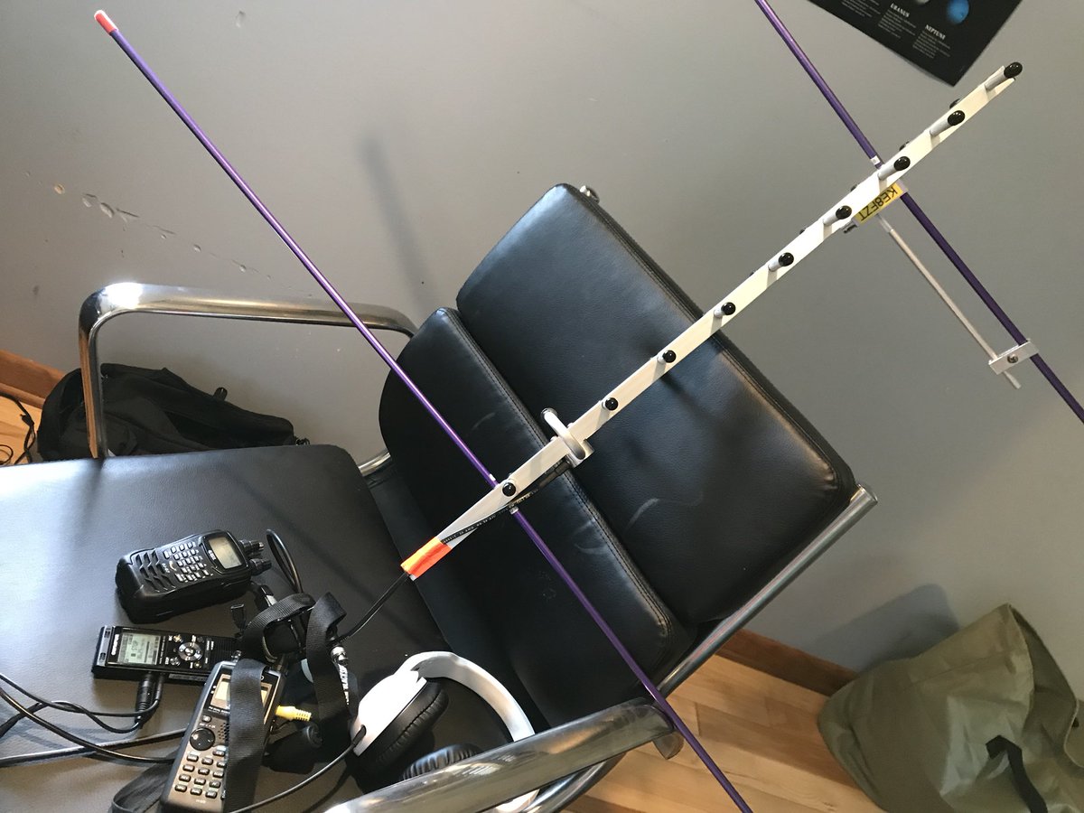 AndrewKE8FZT's tweet photo. Thanks for 4 QSO’s on AO-92 L band! #WB8OTH @PRStoetzer #W9EXP #K4RGK #AMSAT https://t.co/aKNRjuppL9