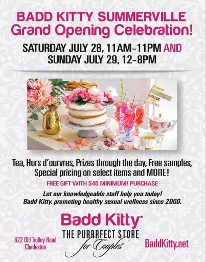 BaddCharlesto's tweet photo. Come see us today for our Grand Opening Celebration!!! https://t.co/V1XvKUhr0t