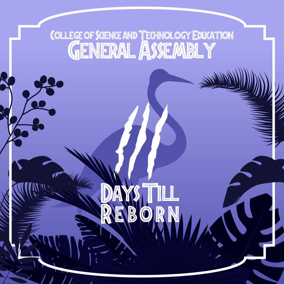 2018Mapses's tweet photo. 3 DAYS TILL REBORN
Witness as the Phoenix rises from its ashes on August 1, 2018, 4:00 PM at Dr. Rotoras Memorial Hall (University Gymnasium).
Together, let us Soar High for Greatness! - @ustpscste 
#CSTEGeneralAssembly
#RECREO
#RiseFromTheAshes https://t.co/EaT8PEONNe