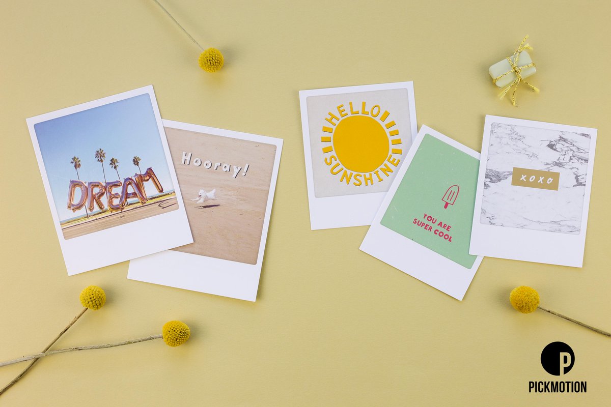 Pickmotion's tweet photo. We have just launched these wonderful newcomers! The best reason to write postcards again. How do you like them @emwng ? feat. emwng and ohshinypaperco (https://t.co/cChespecwO) #newfrompickmotion #minipicks #photopicks https://t.co/XRNq2pP6qk