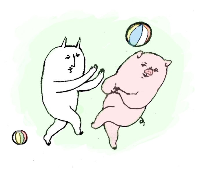 ぬるっとしたブタのtwitterイラスト検索結果