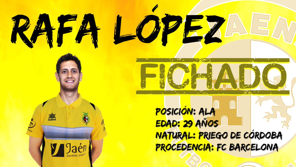 JaenFS's tweet photo. OFICIAL | ¡@Rafa17Lopez se convierte en nuevo jugador del Jaén Paraíso Interior FS!

🔗https://t.co/xLPG9pWXv8

#BienvenidoRafa https://t.co/NJZ7vrZKoG