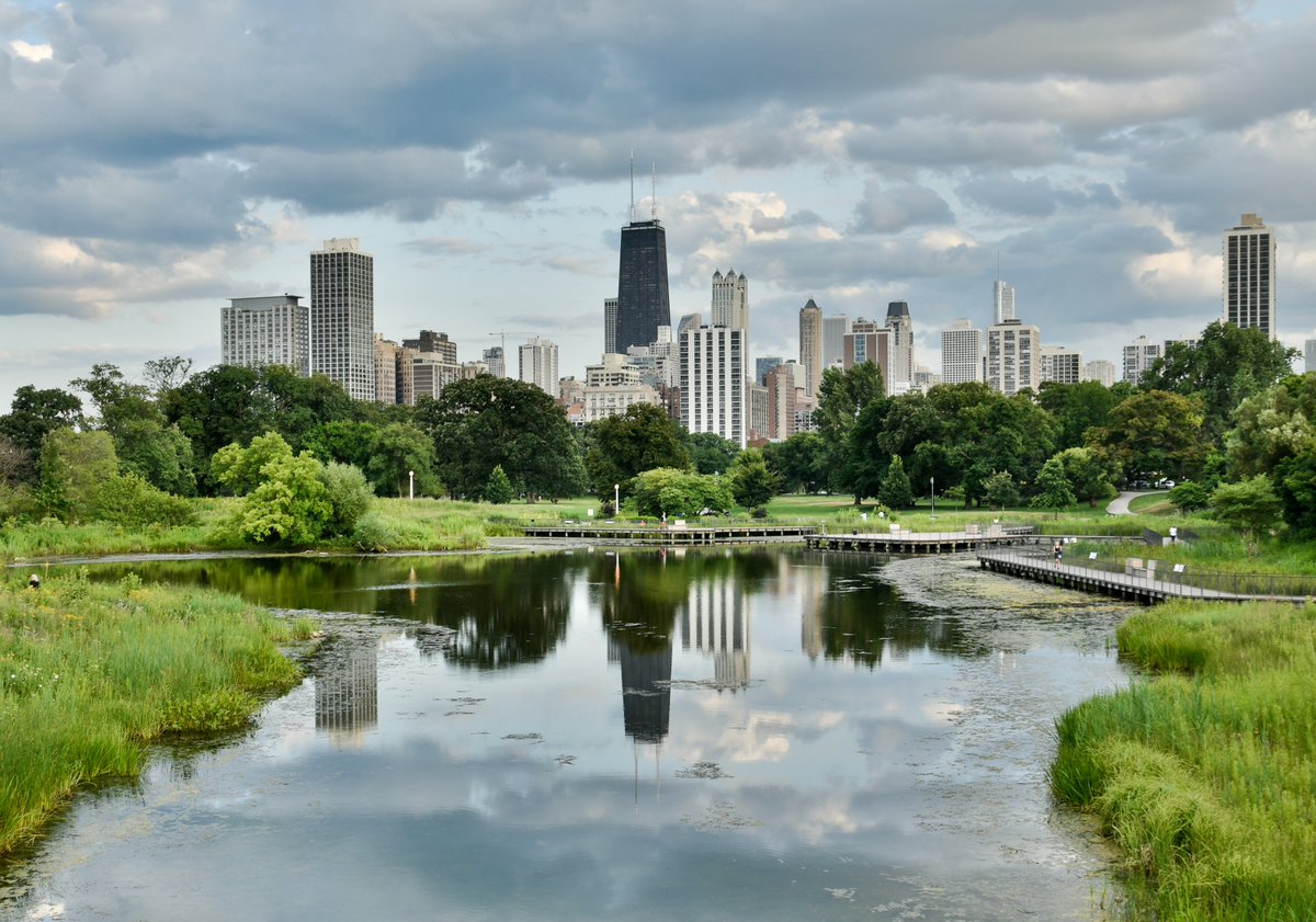 AndrewLueck's tweet photo. Peaceful Skyline View from South Pond - Lincoln Park, Chicago. #chicago #news #landscape #skyline #nature #landscape #sundayfunday #lincolnpark #chicagophotography https://t.co/qIe8AC2VZT