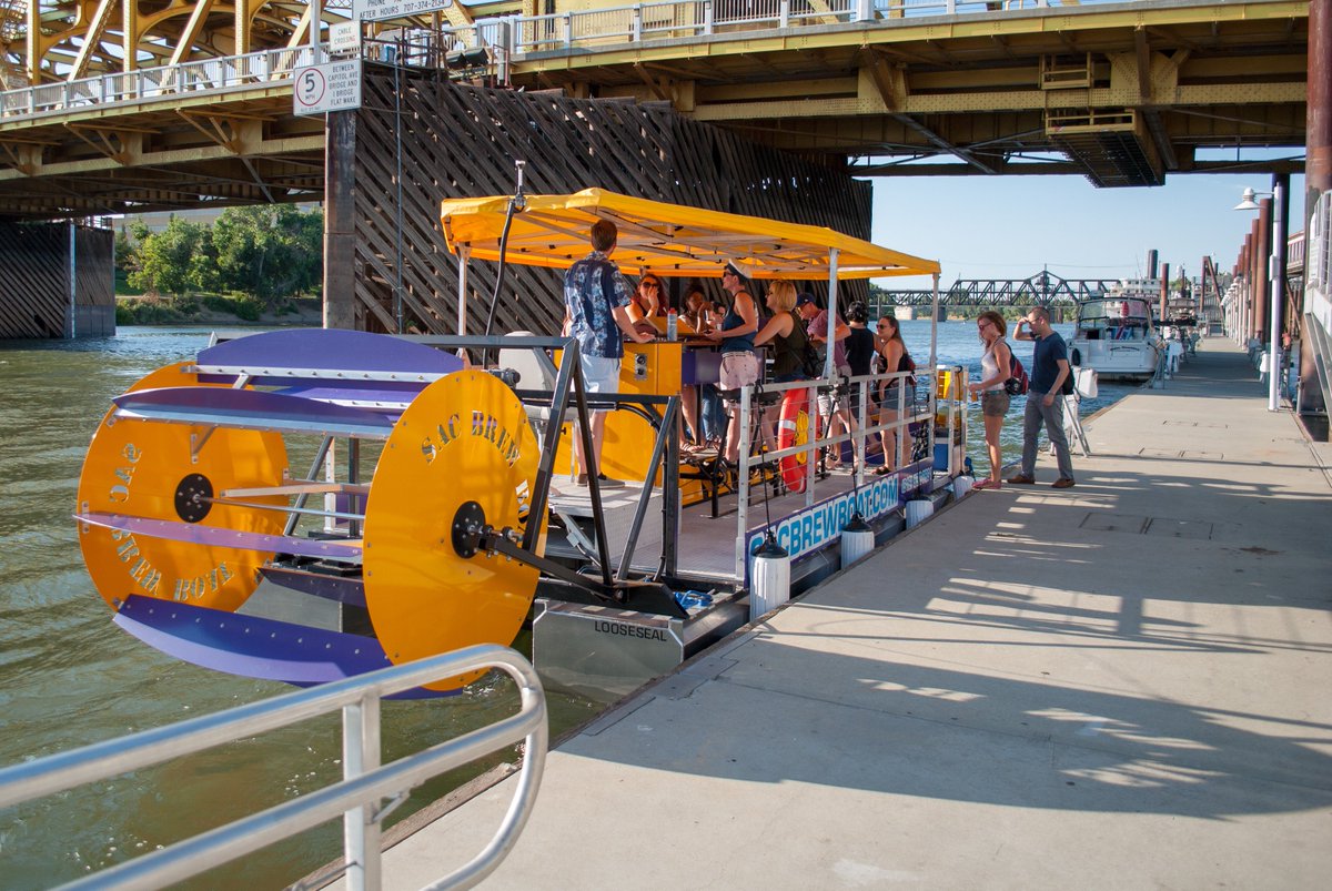 We are excited to announce that we are officially OPEN for business! Sac Brew Boat is now launching 90 minute river tours from the public docs of Old Sacramento. Tours will book quickly, so please book online at sacbrewboat.com or call us at 916-952-0931. #sacbrewboat