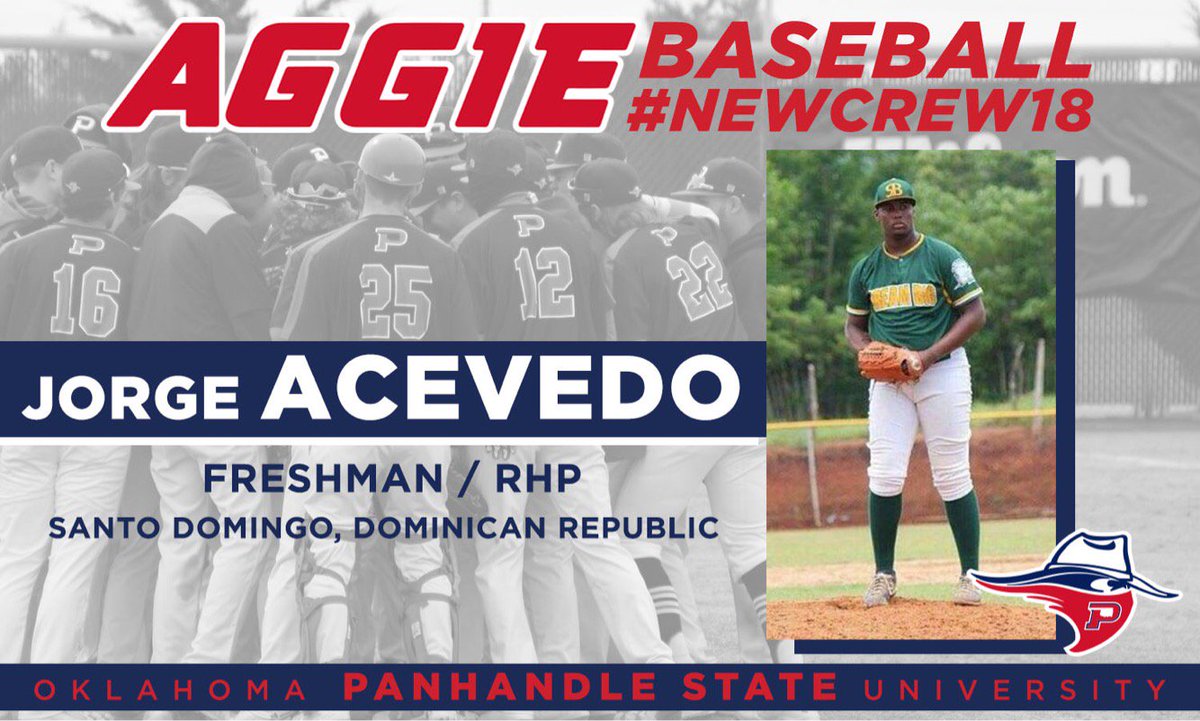 HUGE SIGN FOR AGGIES BASEBALL!!
Bringing the 🔥 from Santo Domingo to the Panhandle!! Welcome aboard Jorge ACEvedo!! We can't wait to see this guy take the mound in the navy and red!