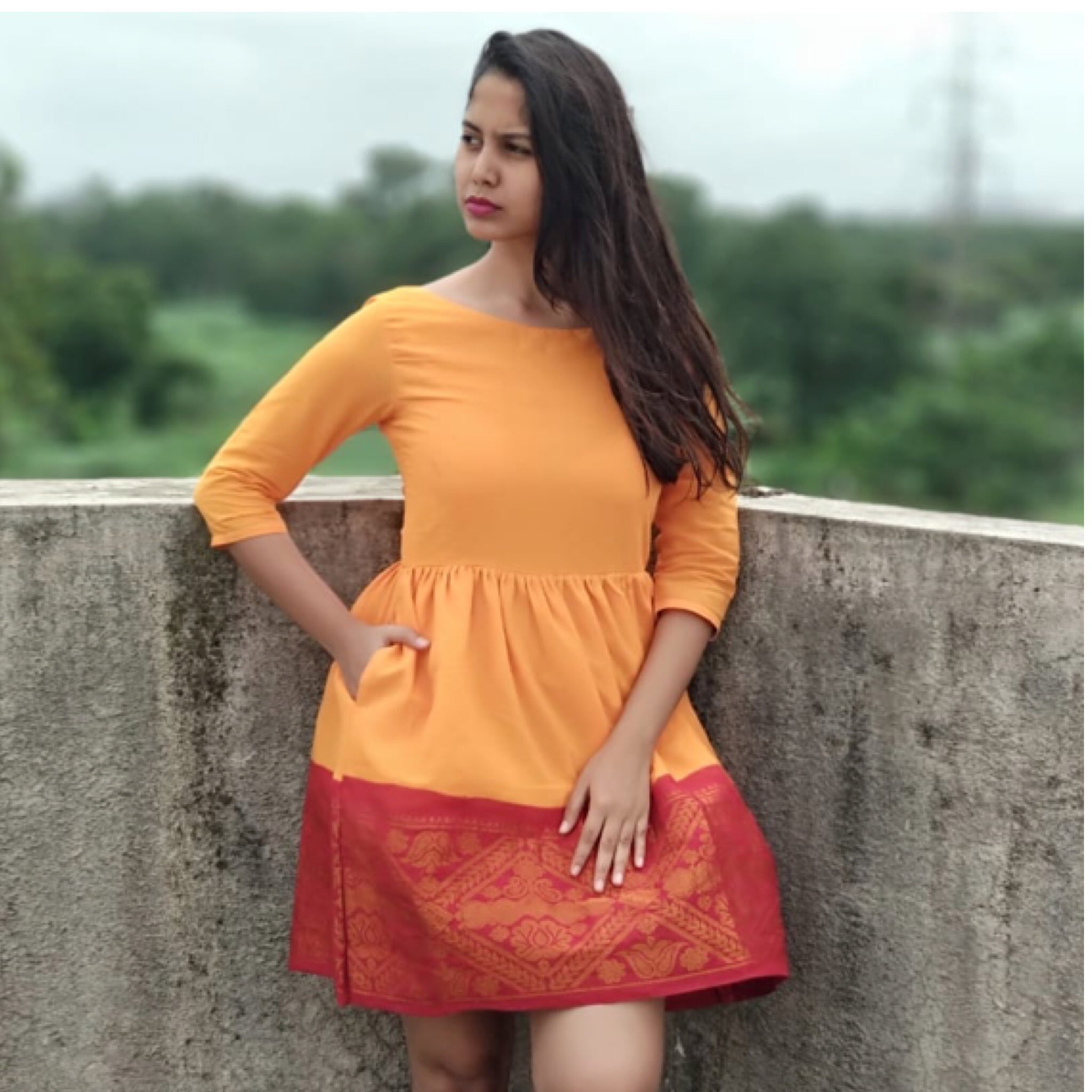 Saree dress designs 2018 best sale