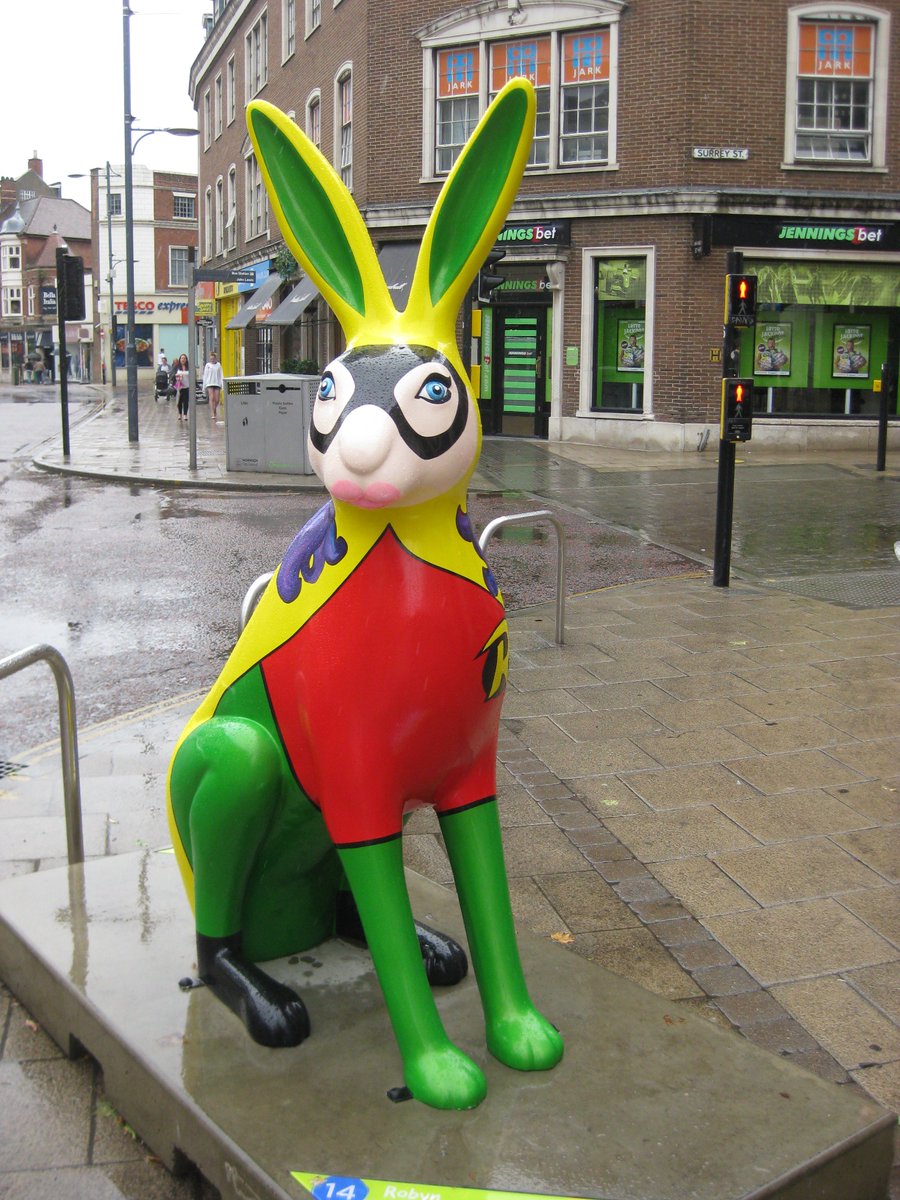 Hareport1's tweet image. @GoGo_Robyn a wet hare day today, but still keeping the streets of the city safe #GGH18