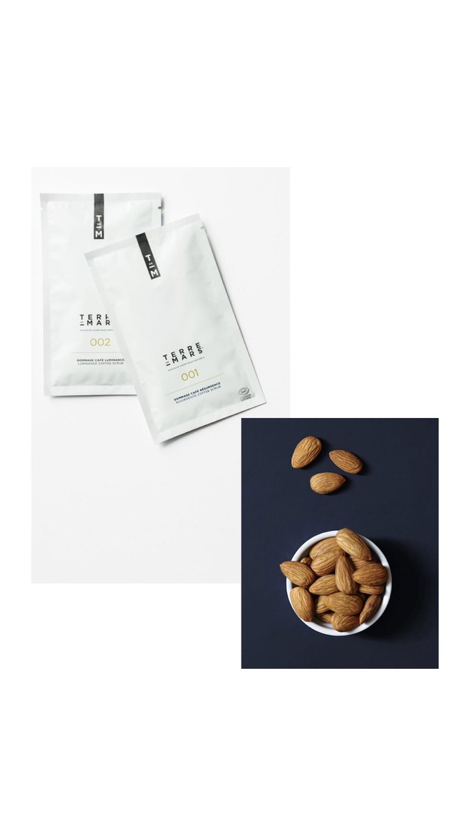 🇫🇷 L'huile d'amande est adoucissante, fortifiante et protectrice ! Retrouvez la dans nos deux gommages Résurgence &amp; Luminance.

🇺🇸 Almond oil is softening, hydrating, and healing ! It is a key ingredient in both our Résurgence &amp; Luminance body &amp; face scrubs.

#terredemars