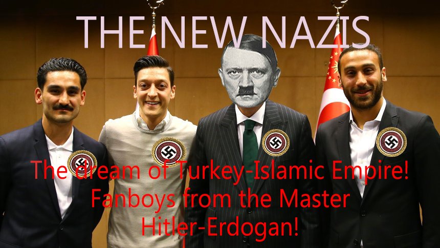 Thelightoflife4's tweet photo. #oezilstatement       
Heil Erdogan! No respect for Turkey-Islamic Nazis! https://t.co/utezxyLUmI