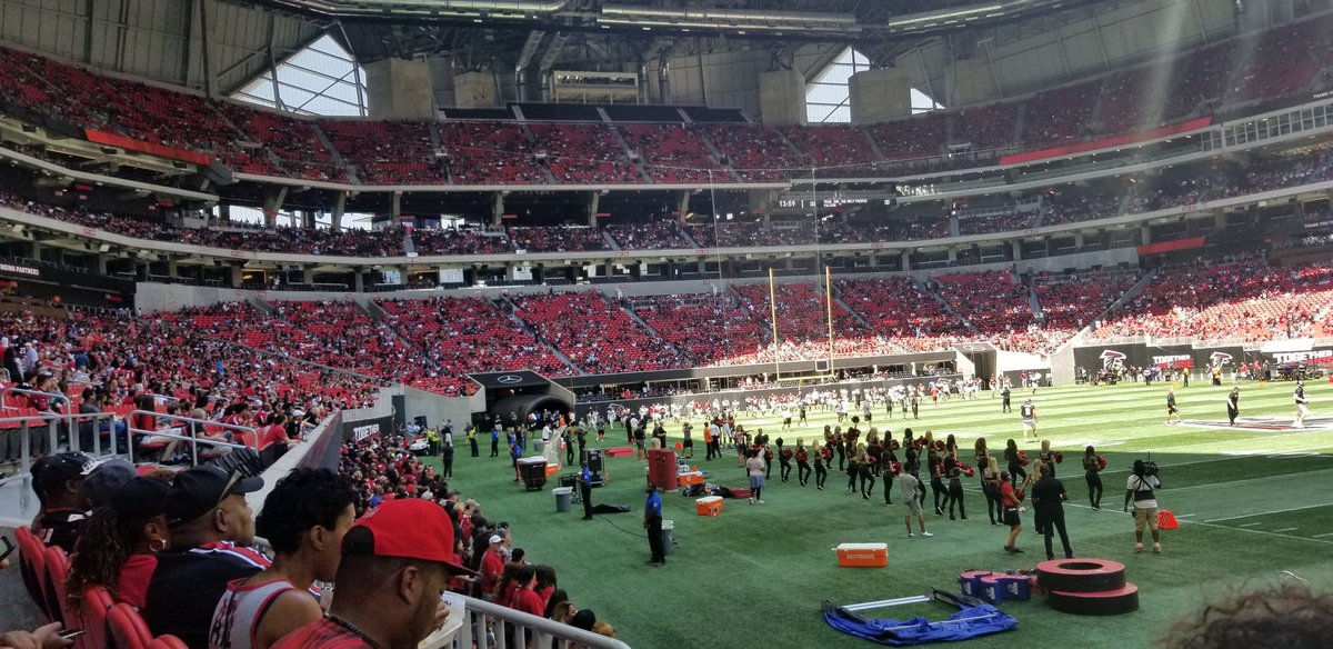 DirtyBird28's tweet photo. Welp..Its safe to say i wont be in the Sun....#Falconsfanday #RISEUP #Section117 https://t.co/RLiDGfTRYs