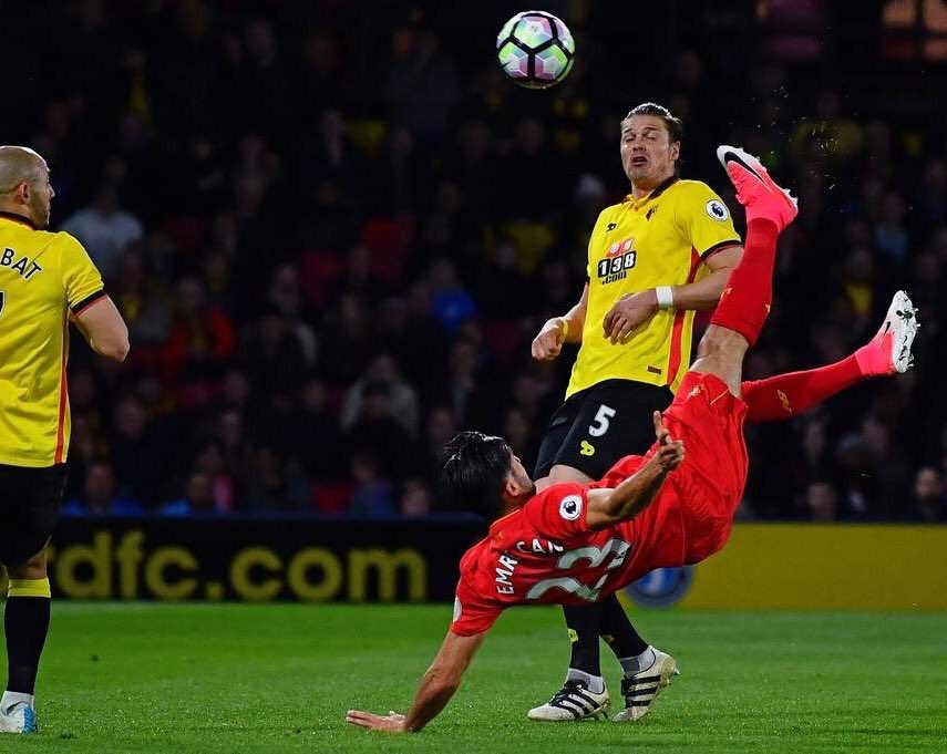 PhotoDanAllen's tweet image. There's something about overhead kicks and the #23 jersey at Liverpool... (@Carra23)