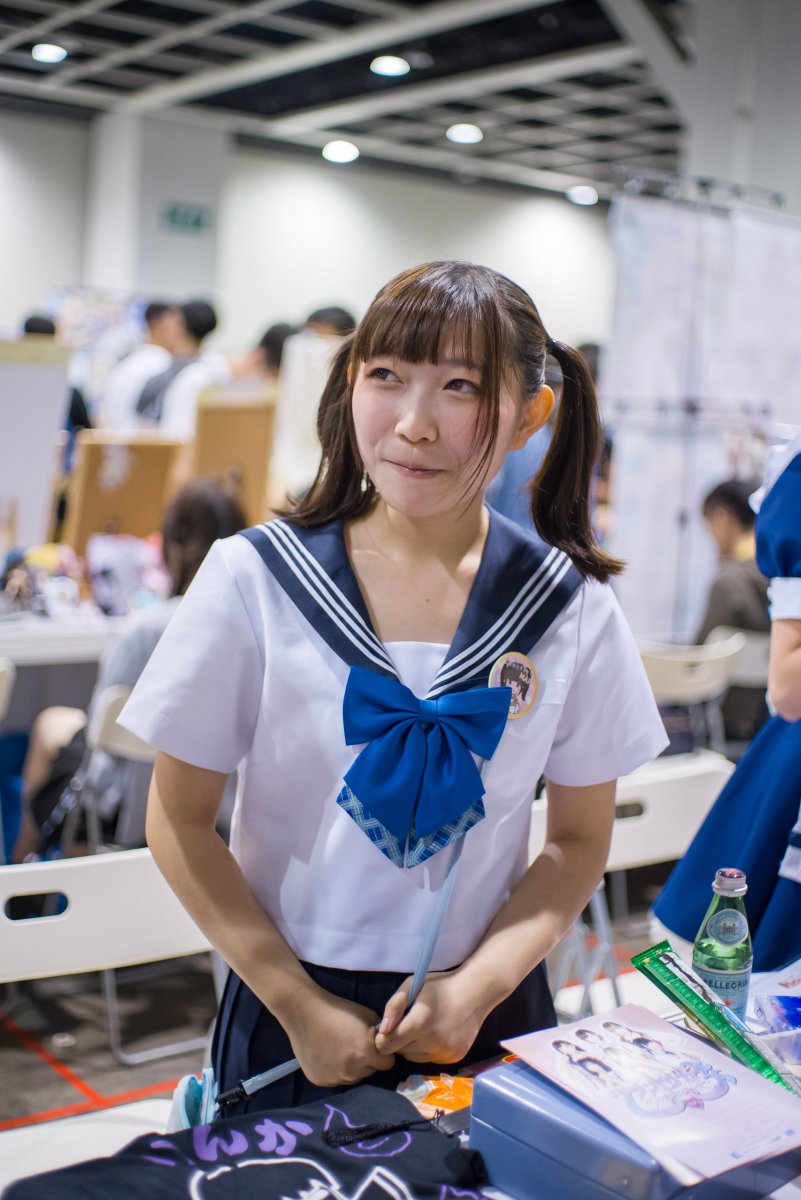 B11u3's tweet photo. 何この可愛い生物… #CP05 #ACGHK2018 #ACGHK #アイドル https://t.co/1Zr2akvMWf