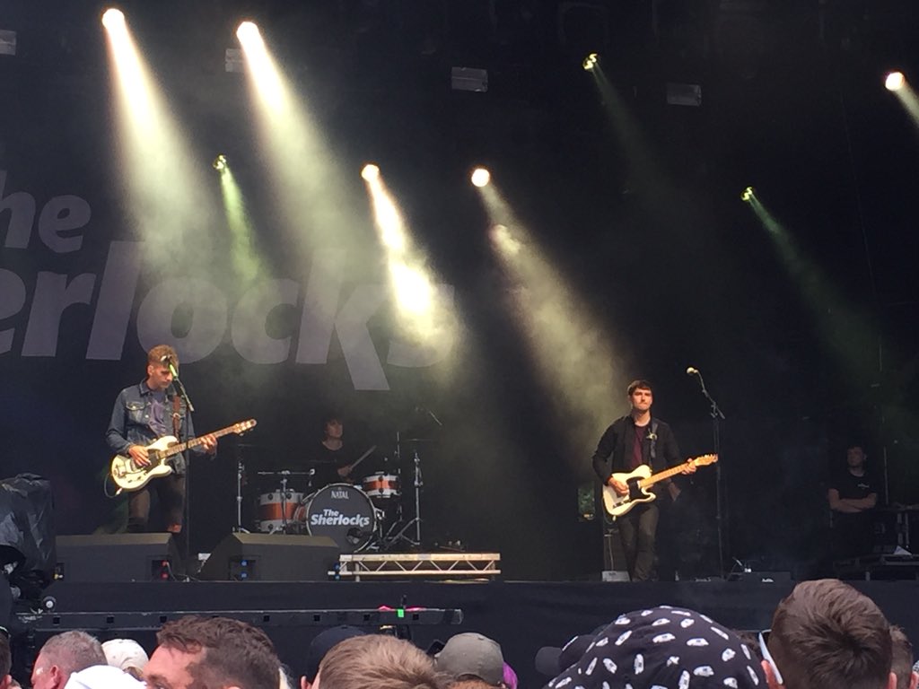 Cumbria Live (@cumbria_live) on Twitter photo .<a href="/TheSherlocks/">The Sherlocks</a> just finished performing to a muddy crowd at the <a href="/KendalCalling/">Kendal Calling 🦌</a> main stage .<a href="/TheSherlocks/">The Sherlocks</a> just finished performing to a muddy crowd at the <a href="/KendalCalling/">Kendal Calling 🦌</a> main stage