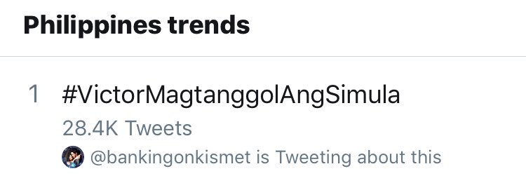 urmyflashlight's tweet photo. Lets go for 30k?  Top spot. #VictorMagtanggolAngSimula https://t.co/senKESCjYw