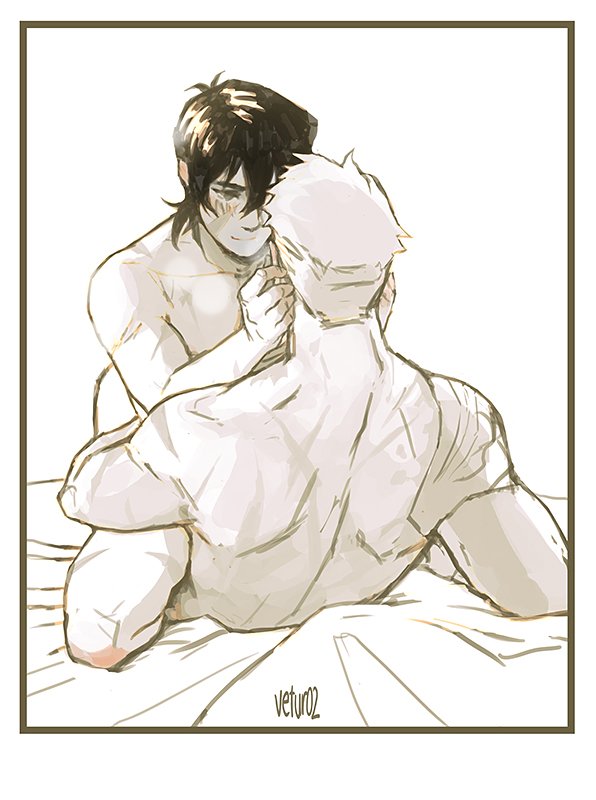 vetur02's tweet photo. Another nsfw-ish sketch for @T4KESH1 💕>) https://t.co/wmHnarN9xd