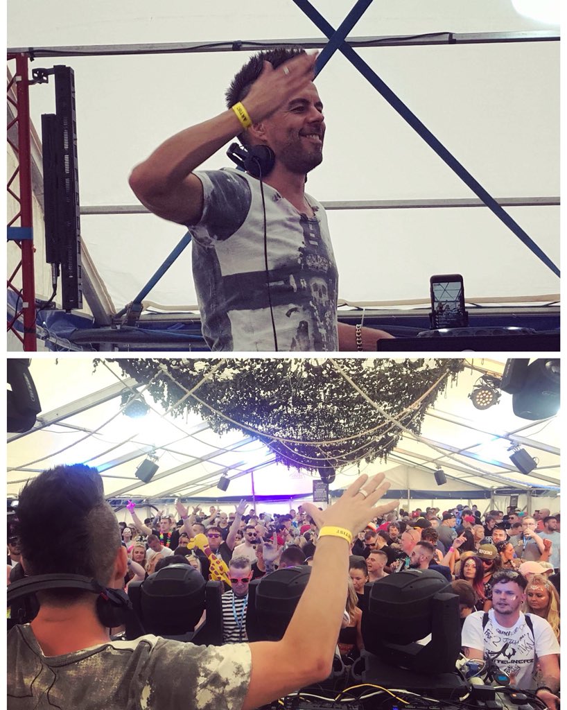 djcallyofficial's tweet photo. What an incredible day at #Kiddstock! The vibe all day was amazing. Lots of love to everyone who came and filled the arena for my set with Shocker, you were all on top form 🙌 https://t.co/XZpNkcW5Kl