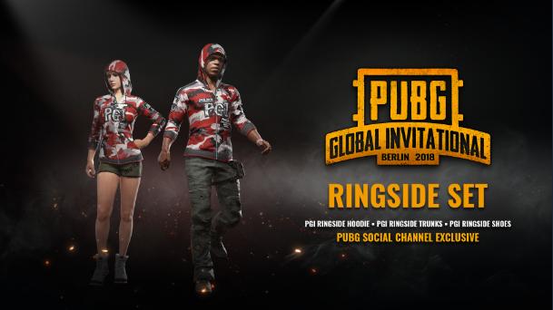 yanik3ling's tweet photo. Giving away 1x #PGI2018 Ringside Set Code.
✅ Follow @whyd3e.
✅ Retweet this.
✅ Like this.
Ends on tuesday (31.07.2018) 20:00 CEST.
#PGI #ringsideset #skins #pubg https://t.co/fovClAMc20