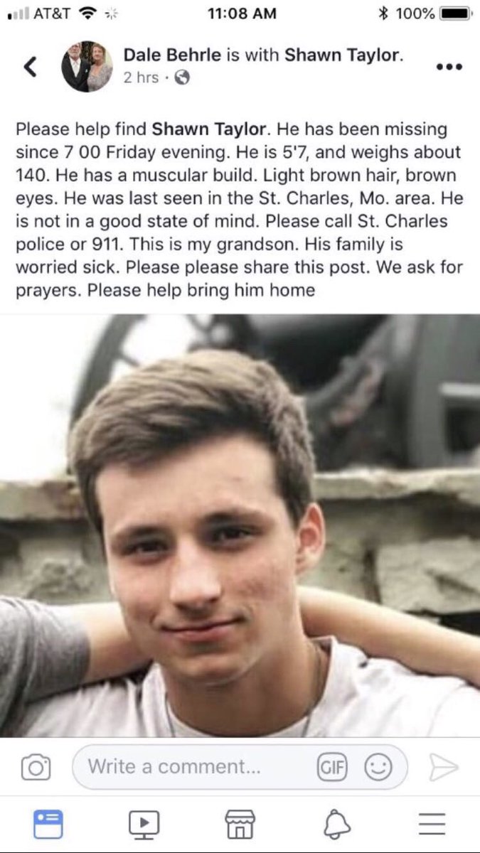 ryannorwine's tweet photo. Please retweet and help find shawn https://t.co/k1MA2u3unR