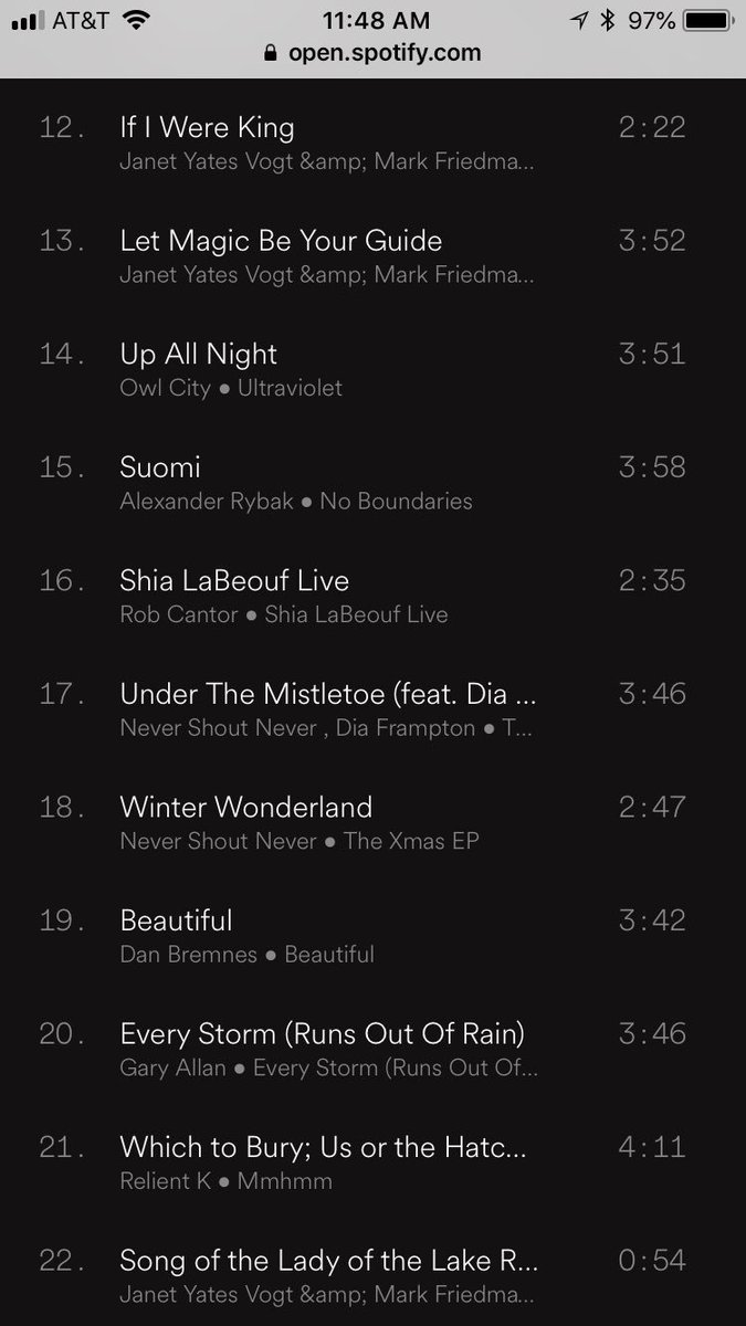 PendrHG's tweet photo. That’s a dang good playlist right there! #CinematicSoundtrack https://t.co/o5FI296EX1