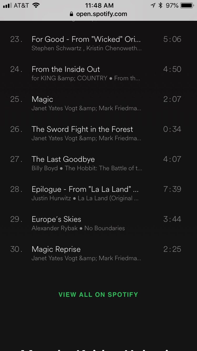That’s a dang good playlist right there! #CinematicSoundtrack