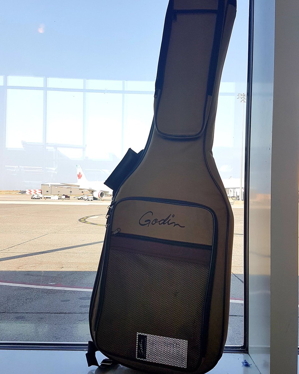 Almost home after a long trip #godin #aircanada #travelingmusician