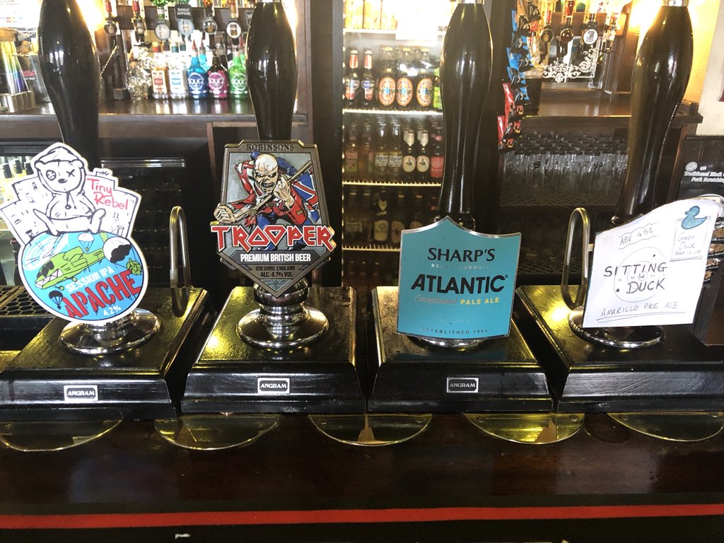 Today’s hand pull offering is looking pretty good, and the Sitting Duck is vegan friendly too!! #caskales @BrumCAMRA