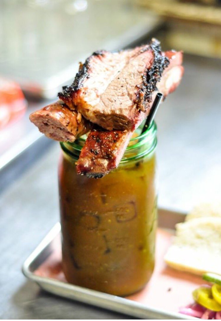 Brunch is happening! #holymary #SundayMorning #freedmens #voteforus #bestbloodymary #austinstatesmen2018bestofthebest