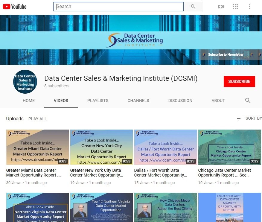 datacenterdcsmi's tweet photo. Do you work in a sales or marketing related role within the #datacenter #cloudservices or #missioncritical industries? Subscribe to the Data Center Sales &amp; Marketing Institute #DCSMI #YouTube channel at 
https://t.co/KMNIoFUag7
#video #colocation #telecommunications #iaas https://t.co/CDoXEfppej