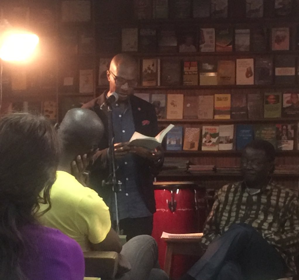 It’s a full house here at Jazzhole, Lagos, with award winning author of Everyday is for the Thief, Teju Cole!