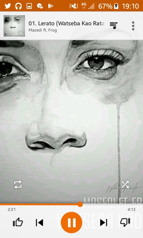 Weloveyoutrev07's tweet photo. @masedi_za I Must  Say This  Is My Favourite Song &amp; Frog On The Vocal Pssh The Track Is Beautiful😭💕🔂 https://t.co/btfqmQBcWz