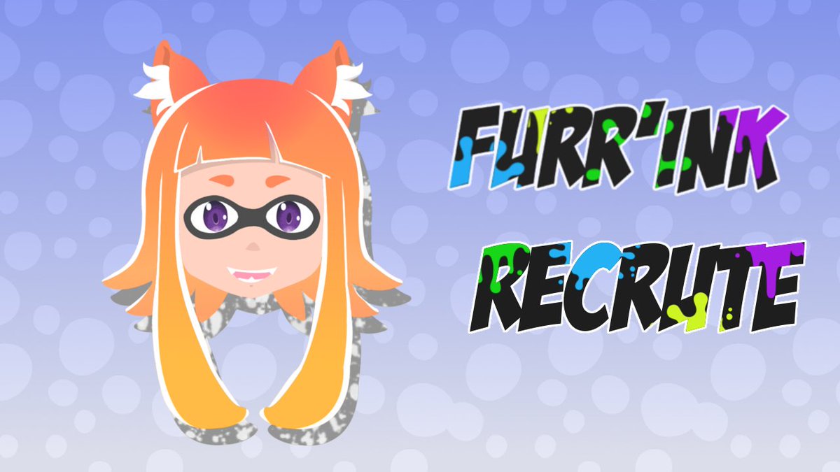 FurrInk_Team's tweet photo. #Recrutement

Actifs sur #Splatoon2, nous jouons également à #Fortnite et #Paladins sur Switch.
Nous avons de 15 à 30 ans et jouons régulièrement ensemble week-end et soirée

> Pas d'âge ou niveau requis
> Améliorons-nous ensemble !
> Outre-mer bienvenue

Intéressé? Laisse un com https://t.co/8pnjrx0EuA