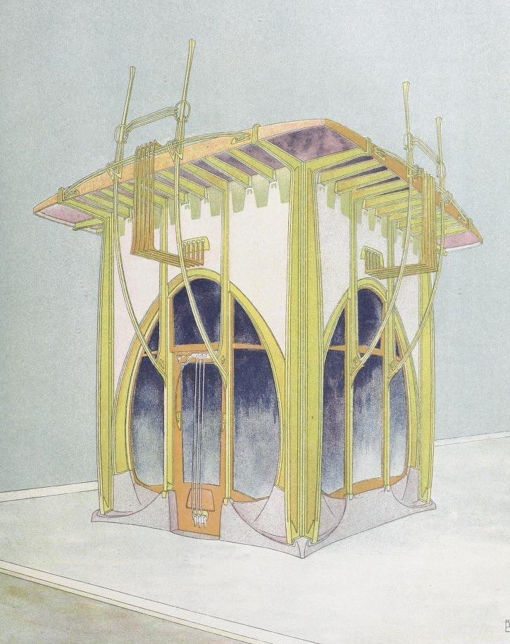 eurios's tweet photo. Emiel van Averbeke (1876-1946), Design for a pavilion, c. 1902 #SundayDesign https://t.co/bRrK732biA