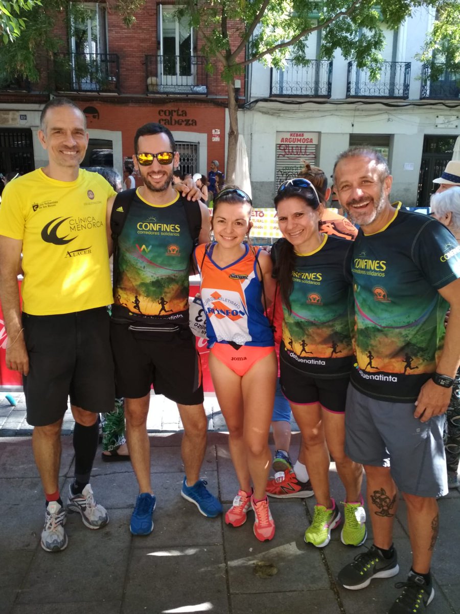 clubconfines's tweet photo. << CORRIENDO Y SONRIENDO POR SAN LORENZO>>
Nuestros #CorredoresSolidarios no han querido perderse el Trofeo San Lorenzo de Lavapiés, sumando éxitos y #KmsSolidarios
¡ENHORABUENA! ¡ORGULLOSOS!
#ClubConfines #Running #Solidaridad #AyudandoMeAyudo #RunToHelp #GrandeTeamAzu https://t.co/KG5texCTXR