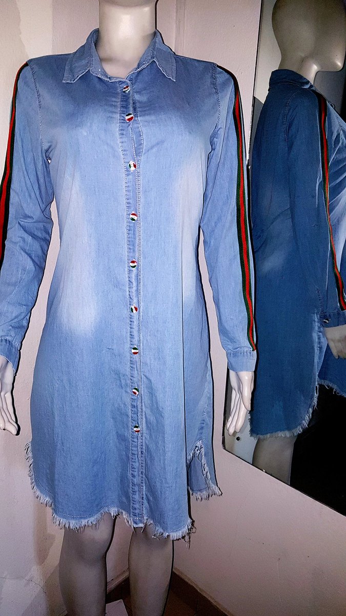 Uberlifestyleng's tweet photo. Denim is timeless! Ladies,add this high-low denim gown to your wardrobe.
Style Tip:You can't go wrong with white sneaker or some strappy footwear
Sizes:10-14
Price :13,800
#DenimFashion #denim #styleblog #Fashionista #fashionblogger #GirlBoss #uberlifestyle #frayed #slayQueen https://t.co/6UE3ci9gKq