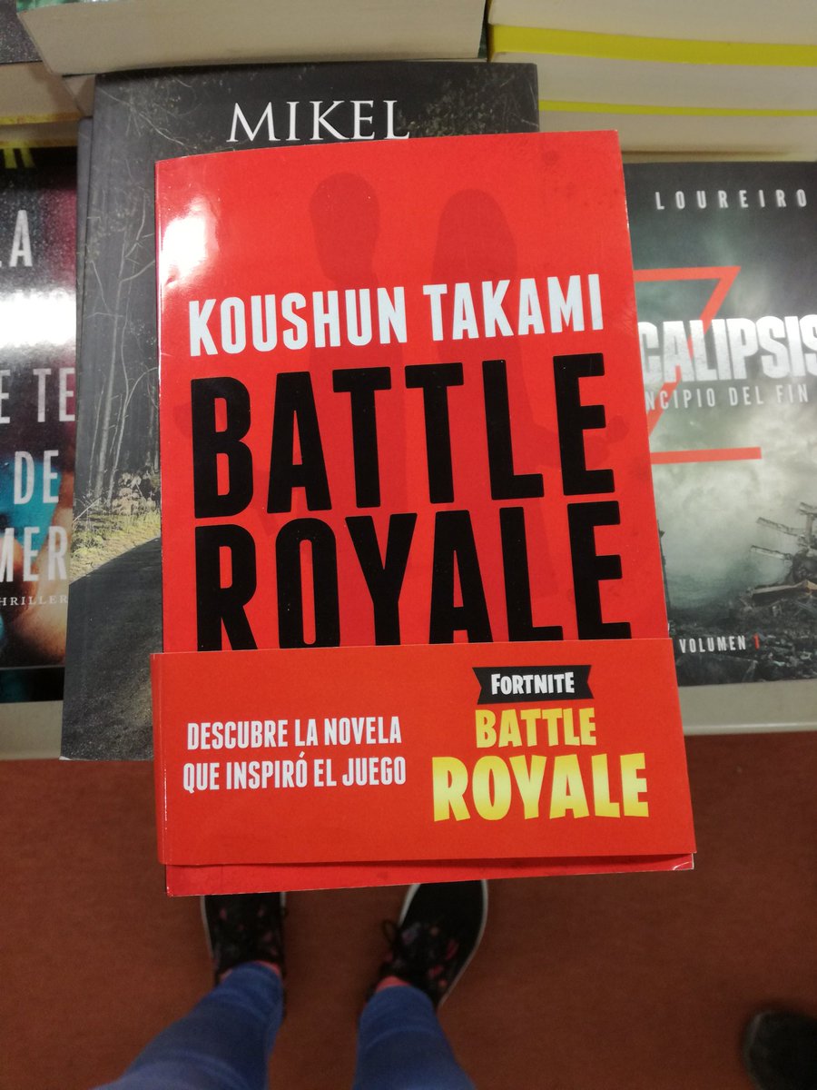 Испанский издатель продаёт книгу «Королевская битва» Косюна Таками с маркировкой Fortnite
