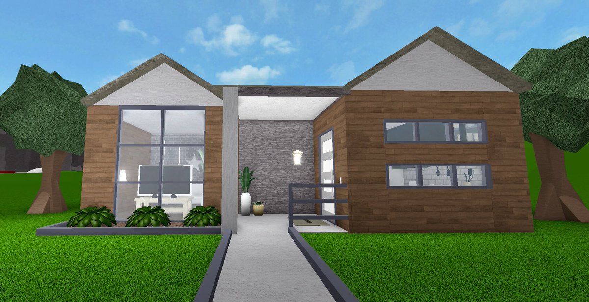 20 000 modern house build roblox bloxburg house